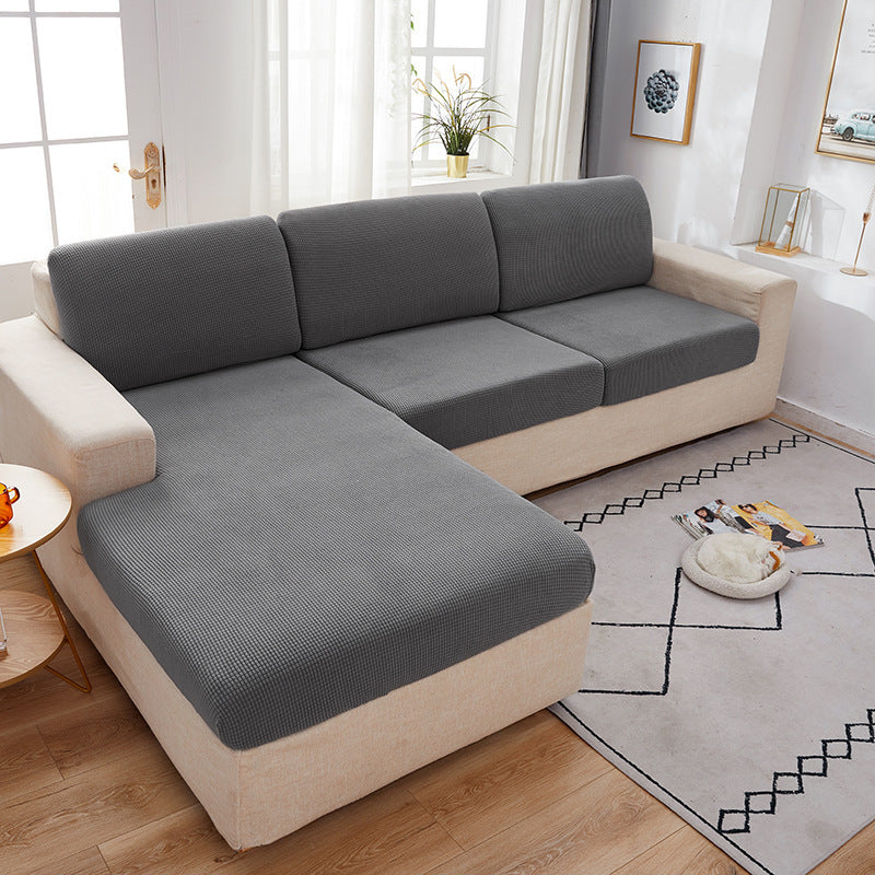 K & S | Sofaüberwurf Elastisch Universell – Pflegeleichter Waschbarer Sofabezug für Couch