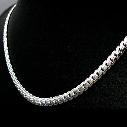 K & S | Herren Halskette 925 Silber – Schlichte & Stilvolle Silberkette Zeitloser Schmuck