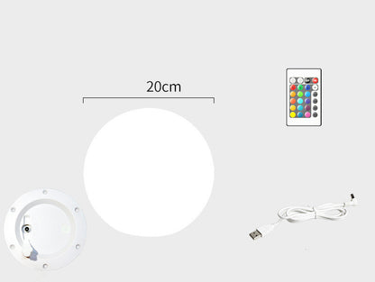 K & S | LED Leuchtkugel – Wasserdichte Gartenlampe mit Farbwechsel für Außenbereich, Terrasse & Pool