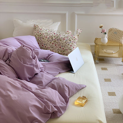 K & S | Reines Baumwoll-Bettwäsche Set im Landhausstil, hautfreundlich & atmungsaktiv für erholsamen Schlaf