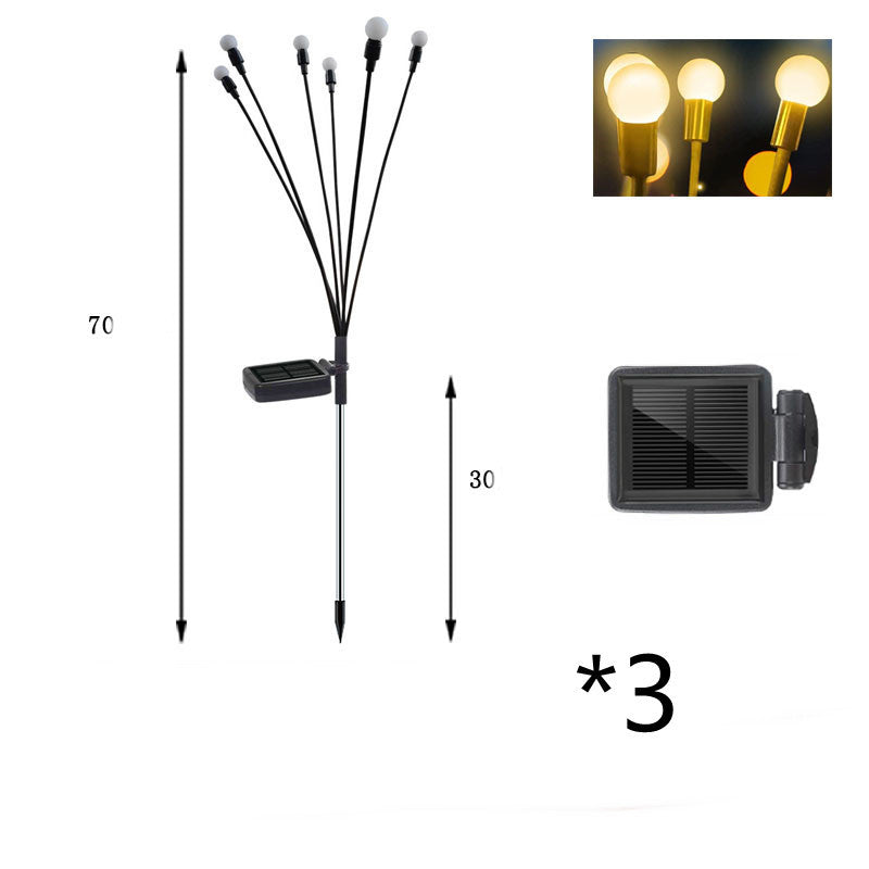 K & S | Solar Gartenleuchten – Schwingende LED-Glühwürmchen für stimmungsvolle Außenbeleuchtung