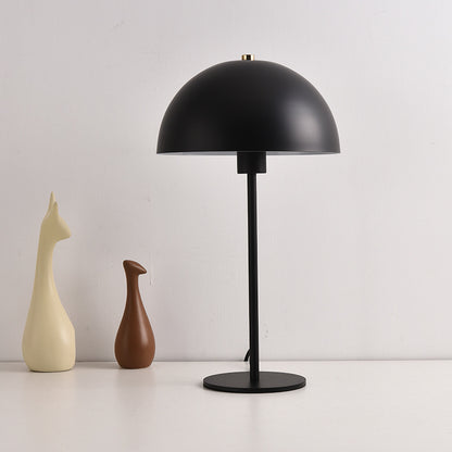 K & S | Designer Tischlampe – Moderne LED Pilzlampe aus Eisen für Wohnzimmer & Schlafzimmer