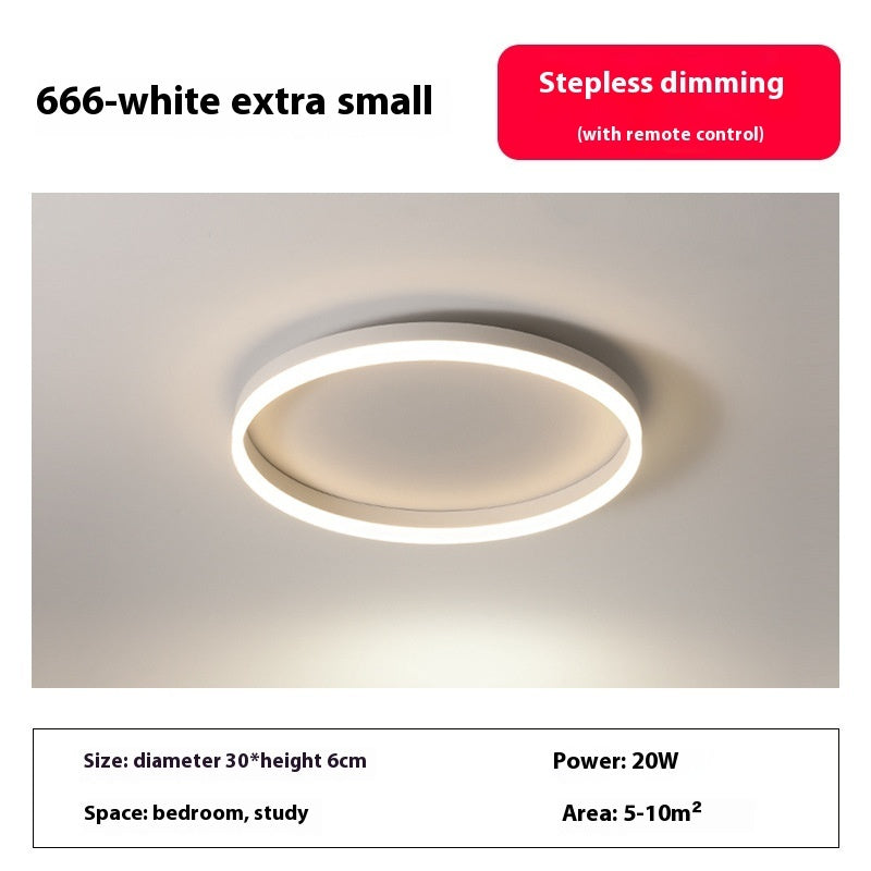 K & S | LED Deckenleuchte – Moderne runde Deckenlampe mit Ringdesign für Schlafzimmer & Wohnzimmer