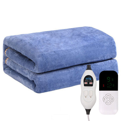 K & S | Elektrische Flanell-Heizdecke mit 9-Stufen-Thermostat - Kuschelige & Waschbare Wärmedecke für Zuhause