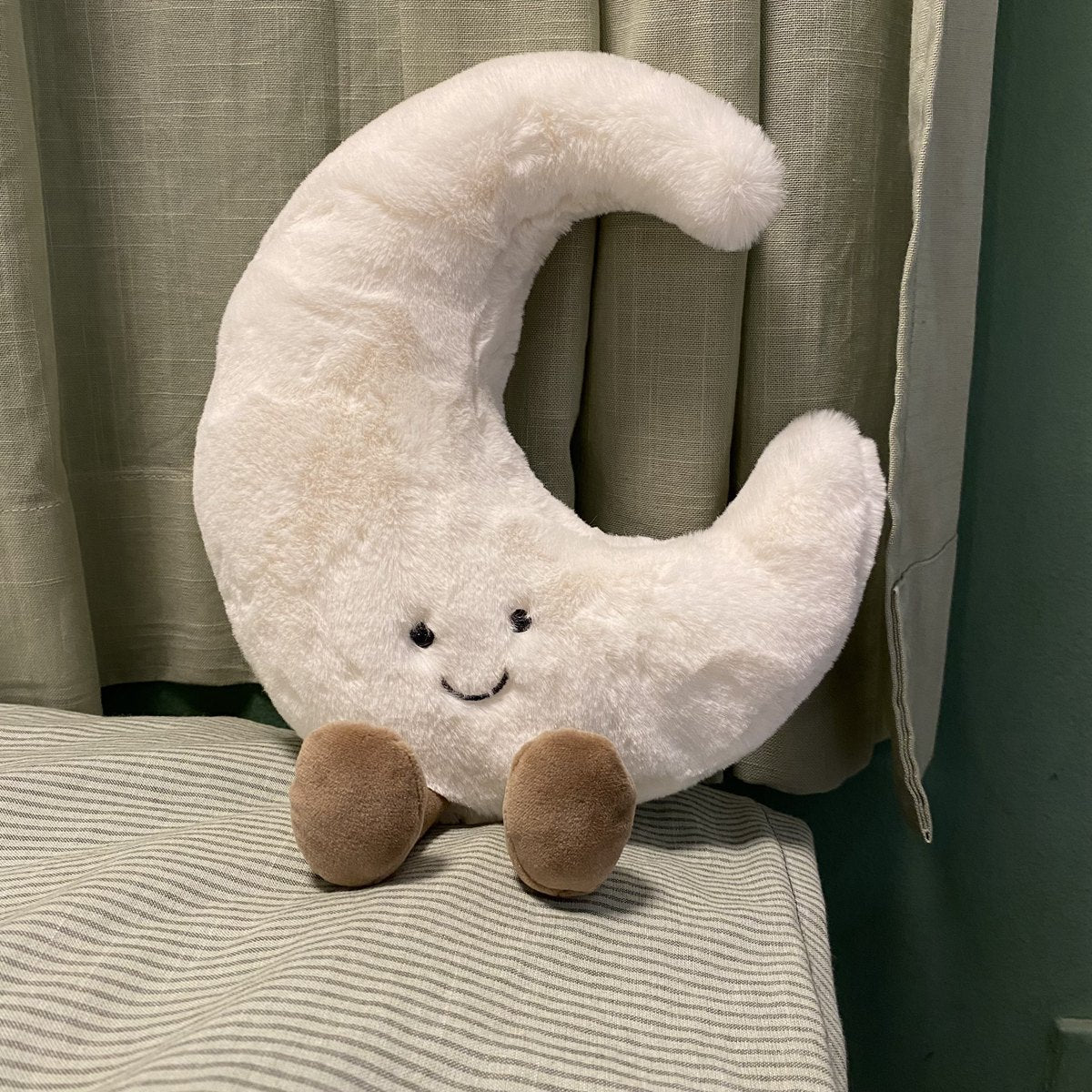 K & S | Kuschelkissen Sonne & Mond mit Lächelndem Gesicht - Weiches Dekokissen für Sofa, Bett & Kinderzimmer