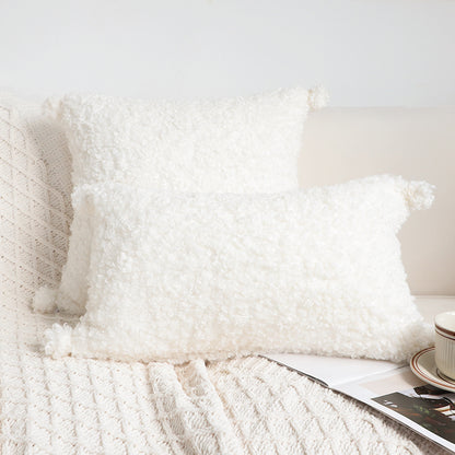 K & S | Kuscheliges Plüschkissen – Weiches Dekokissen für Sofa & Wohnzimmer