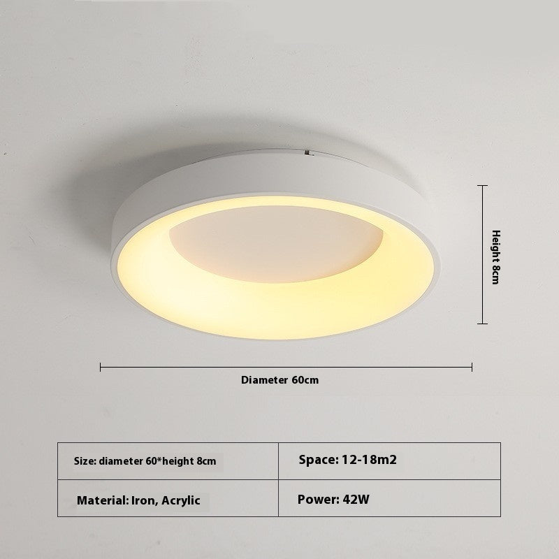 K & S | LED Deckenleuchte – Moderne minimalistische Deckenlampe für Schlafzimmer, Wohnzimmer & Büro