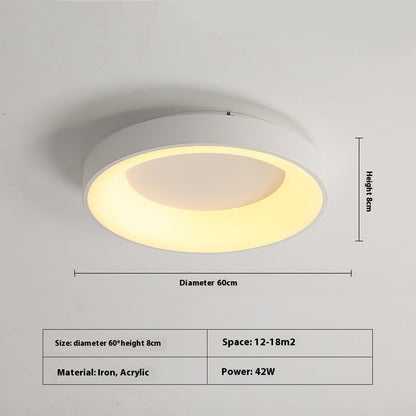 K & S | LED Deckenleuchte – Moderne minimalistische Deckenlampe für Schlafzimmer, Wohnzimmer & Büro