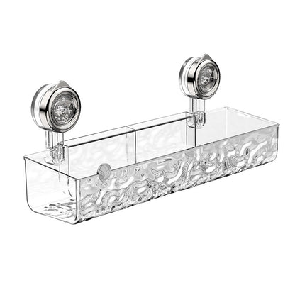 K & S | Duschregal Eckregal ohne Bohren – Stabil mit Saugnapf für Bad & Dusche