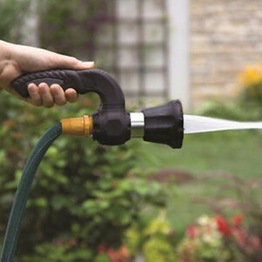 K & S | Hochleistungs-Spritzdüse mit einstellbarem Wasserstrahl - Perfekt für Garten, Auto & Reinigung