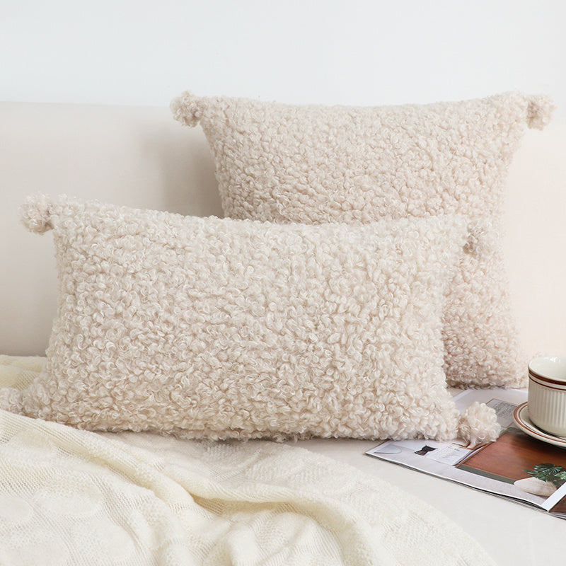 K & S | Kuscheliges Plüschkissen – Weiches Dekokissen für Sofa & Wohnzimmer