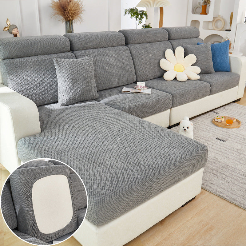 K & S | Sofaüberwurf Elastisch Universell – Waschbarer Stretch Sofabezug für Alle Jahreszeiten