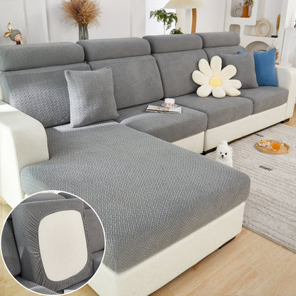 K & S | Sofaüberwurf Elastisch Universell – Waschbarer Stretch Sofabezug für Alle Jahreszeiten