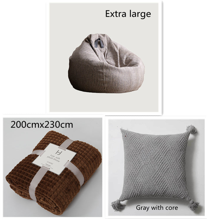 K & S | Moderner Sitzsack Loungesessel – Bequemer Relaxsessel für Wohnzimmer & Schlafzimmer