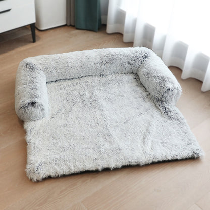 K & S | Waschbares Haustierbett mit Abnehmbarem Bezug - Weiche Matte & Sofa-, Auto- & Bodenschutz für Hunde & Katzen